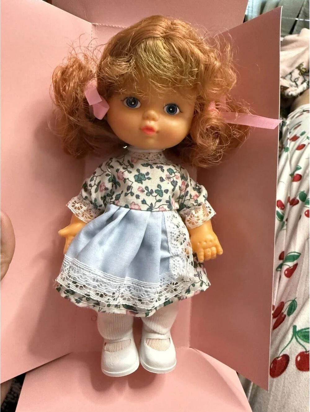 Fishel Toys Ltd. Julia 8in Play Doll Red Curly Rooted Hair Movable Arms Legs